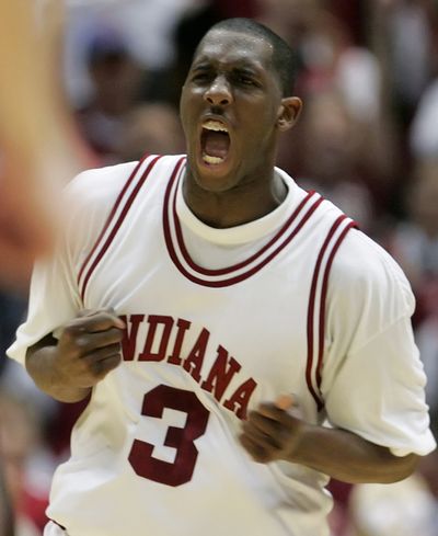 
Indiana junior forward D.J. White.
 (Associated Press / The Spokesman-Review)