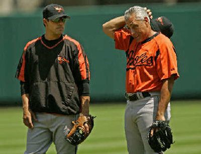 Baltimore Orioles second baseman Brian Roberts to have back