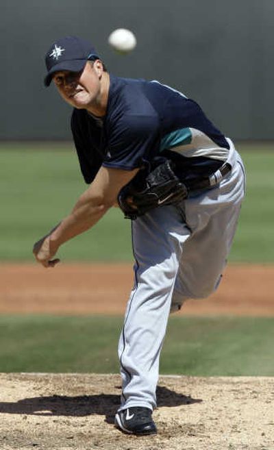 
Associated Press New acquisition Erik Bedard will start Seattle's season opener Monday.
 (Associated Press / The Spokesman-Review)
