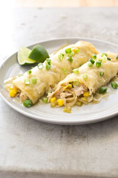 Give your turkey leftovers a bold makeover with these turkey green enchiladas.
