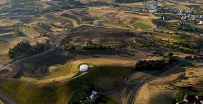 This Aug. 24, 2006,  photo shows the  construction and then-undeveloped areas of the Washington State University Palouse Ridge Golf Club, from above Roundtop water tank looking southwest in Pullman.Associated Press
 (File Associated Press / The Spokesman-Review)