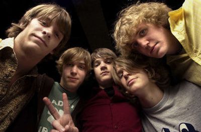 Mylestone – (from left) Cole Tanner, Curran Long, Pat O'Neill, Riley Long and Aaron McConkey – returns to headline Saturday's BOBfest as last year's winner.
(Amanda Smith / The Spokesman-Review)