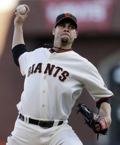 Ryan Vogelsong will start for the Giants against the Cardinals in Game 3 of the World Series. (Associated Press)