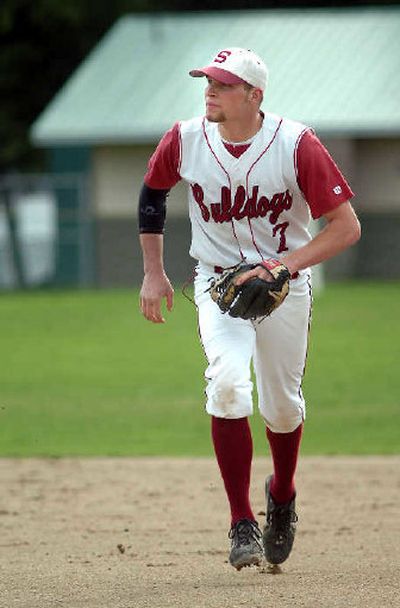 
Coaches say Sandpoint senior Tyler Lichty, here playing second base, has the tools on the mound to move on and play at a higher level.
 (Jesse Tinsley / The Spokesman-Review)
