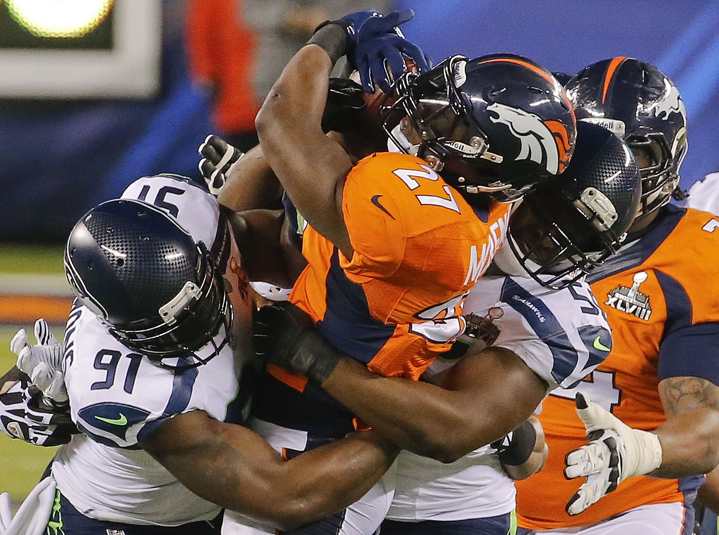 Super Bowl 48 Football Seahawks vs Broncos