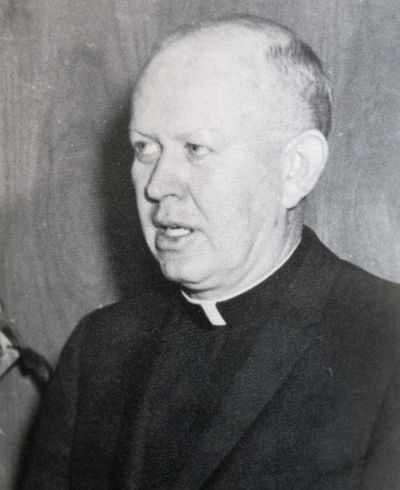 A photograph of the Very Reverand John Leary, S.J. appeared in the 1967-68 Gonzaga year book 