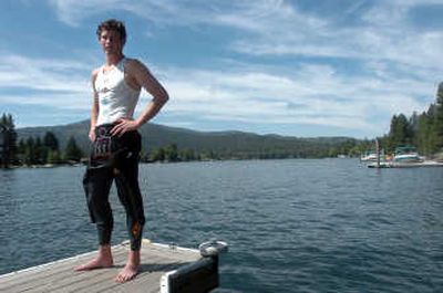 Cameron Chesnut, a medical student from Post Falls, regularly does his triathlon swim training off this community dock on the Spokane River. 
 (File / The Spokesman-Review)