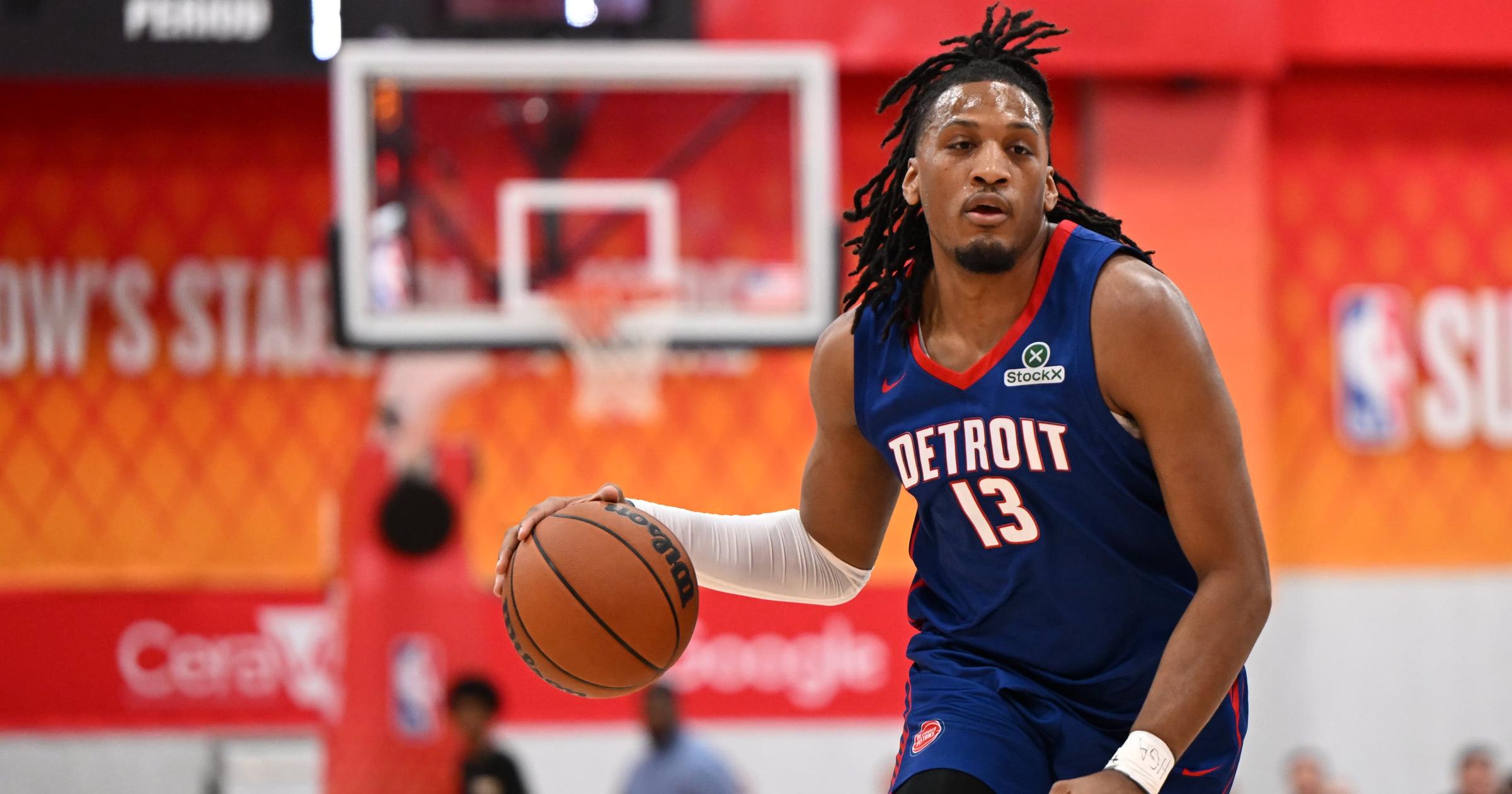 Cut mid-flight, Isaac Jones lands on his feet in Detroit