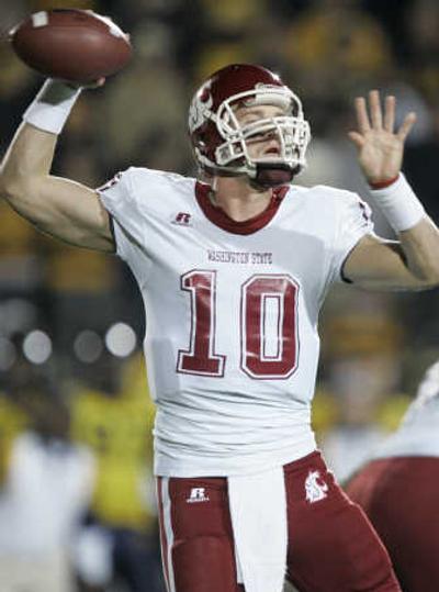 
Former WSU quarterback Alex Brink has earned his share of awards this year.Associated Press
 (Associated Press / The Spokesman-Review)