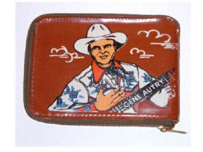 
1950s zip-up Gene Autry wallet could be source of folding money. 
 (The Spokesman-Review)