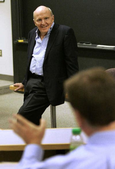 
Former G.E. CEO Jack Welch teaches at the Massachusetts Institute of Technology.
 (Associated Press / The Spokesman-Review)