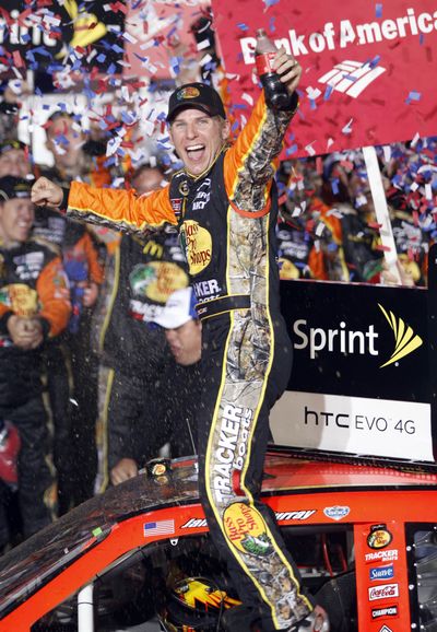 Jamie McMurray’s turnaround season included Saturday’s victory at Charlotte Motor Speedway.  (Associated Press)