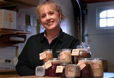 
Debbie Barowsky and her husband started Spokandle five years ago. They run the  business out of their home.
 (Photos by Ingrid Barrentine/ / The Spokesman-Review)