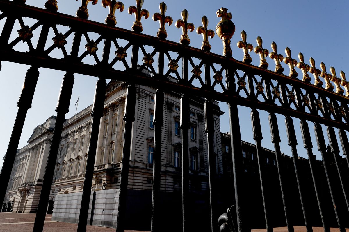 A view of Buckingham Palace, in London, Tuesday, March 9, 2021. Britain