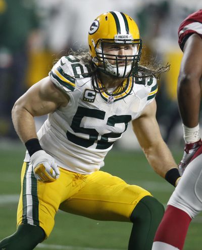 Green Bay’s Clay Matthews is one of four linebackers facing a suspension if they don’t cooperate with the NFL over PED charges. (Rick Scuteri / Associated Press)
