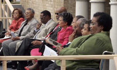 
Nine students who  integrated Little Rock Central High School attend a 50th-anniversary commemoration Tuesday  in Little Rock, Ark.Associated Press
 (Associated Press / The Spokesman-Review)
