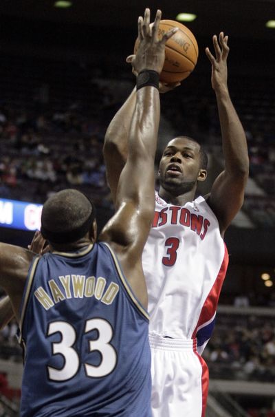 Eastern product Rodney Stuckey scored 25 points to lead Detroit. (Associated Press)