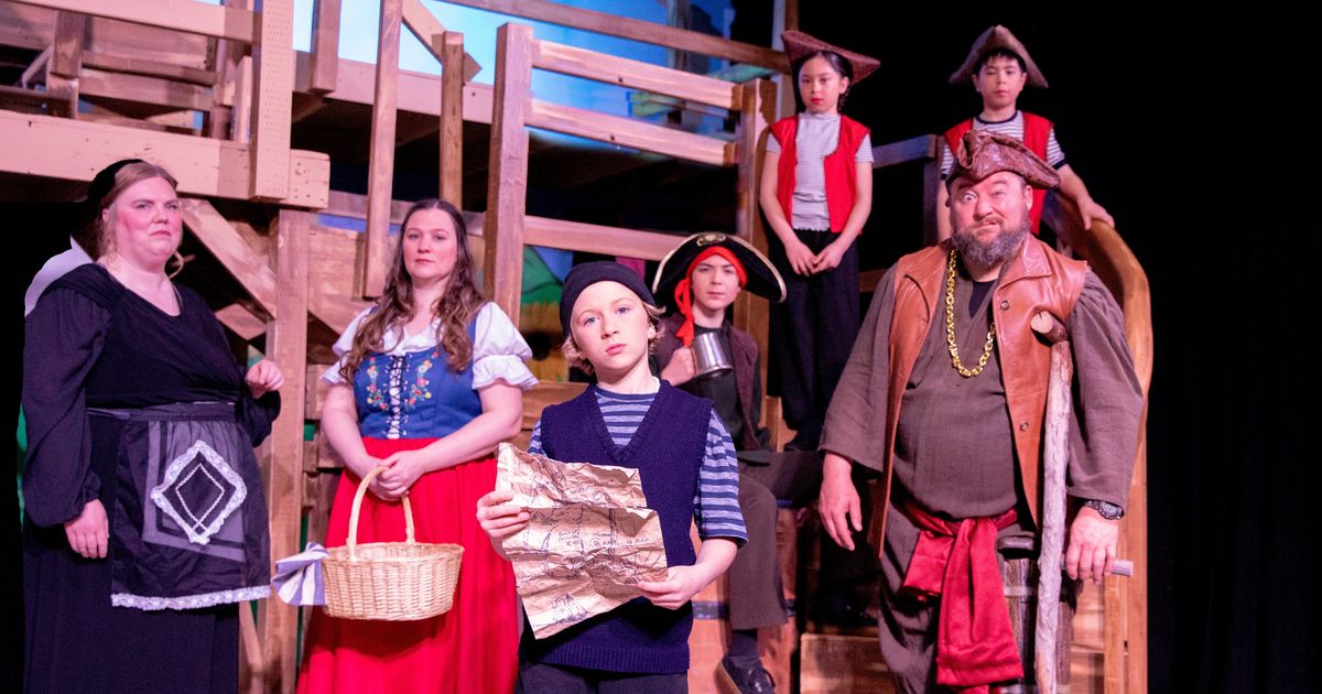 Cast of Spokane Children’s Theatre ‘Treasure Island’ mirrors mentorship of young pirates in classic musical