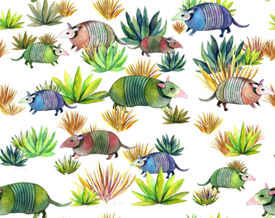 Be the only one on your block with an armadillo dress thanks to custom-printed fabric from Spoonflower (www.spoonflower.com). (www.spoonflower.com)
