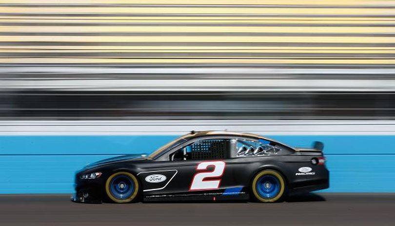 Brad Keselowski drives the #2 Miller Lite Dodge during NASCAR testing at Phoenix International Raceway on October 23, 2012 in Avondale, Arizona. (Photo Credit: Jeff Gross/Getty Images for NASCAR) (Jeff Gross / Getty Images North America)