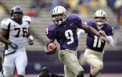 
Washington's Louis Rankin rushed for 224 yards against Cal. Associated Press
 (Associated Press / The Spokesman-Review)