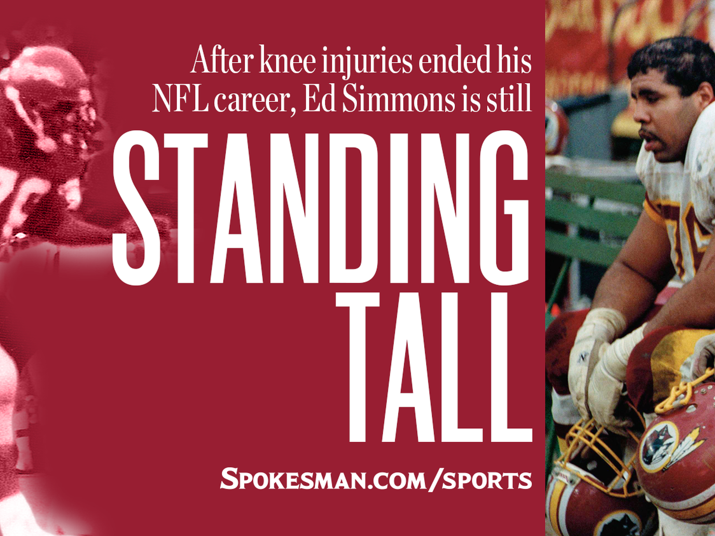 Former Eastern Washington lineman Ed Simmons finds peace after