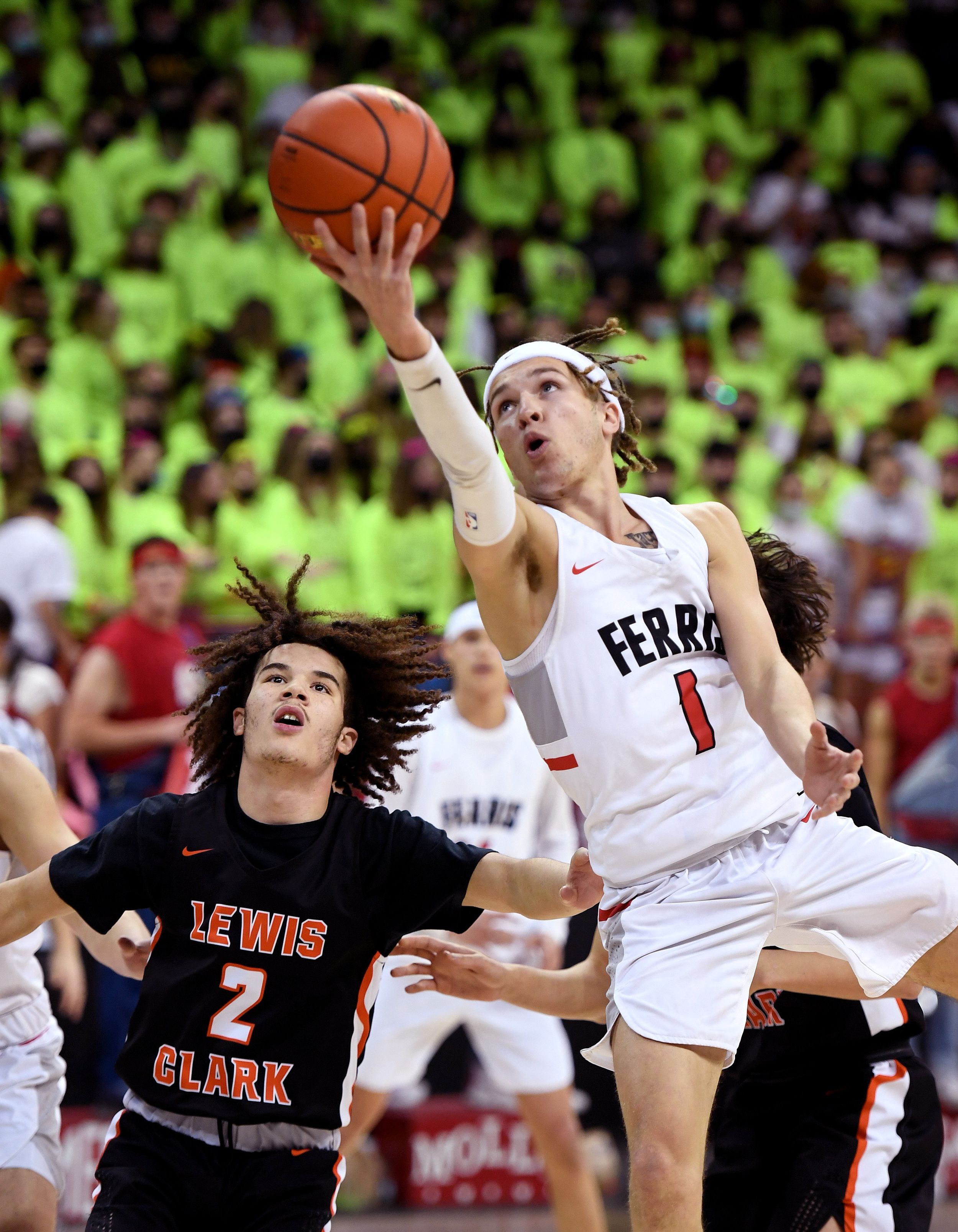 Rubber Chicken spirit game Lewis and Clark vs. Ferris Feb. 7, 2022