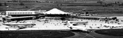
Spokane's new airport terminal opened to hundreds of visitors in May 1965.
 (Christopher Anderson / The Spokesman-Review)