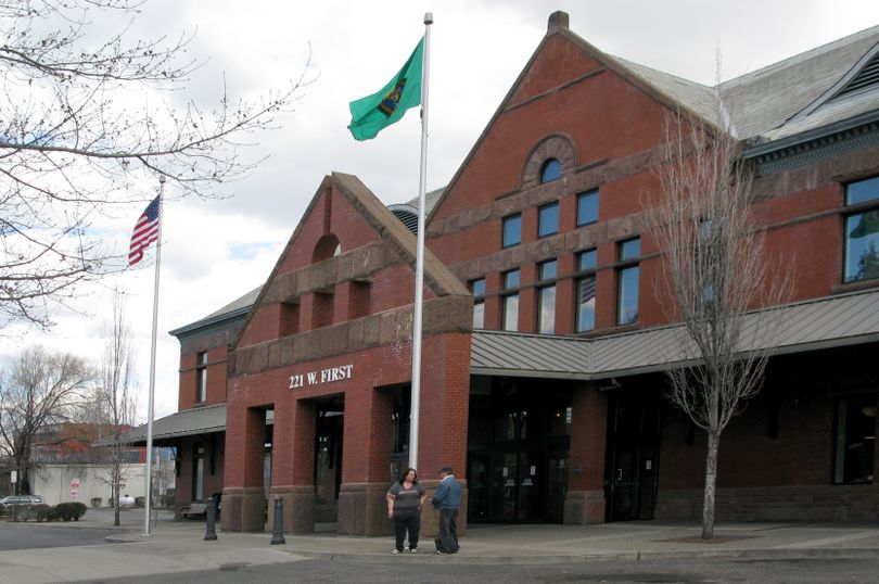 Present day: The Spokane Intermodal Center serves as a station for the Amtrak Empire Builder, as well as a Greyhound and Trailways bus station. (Jesse Tinsley)