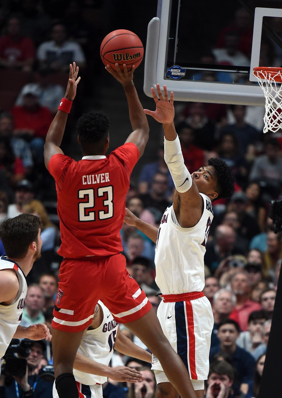 NCAA Tournament: Gonzaga Vs. Texas Tech In Elite Eight - March 30, 2019 ...