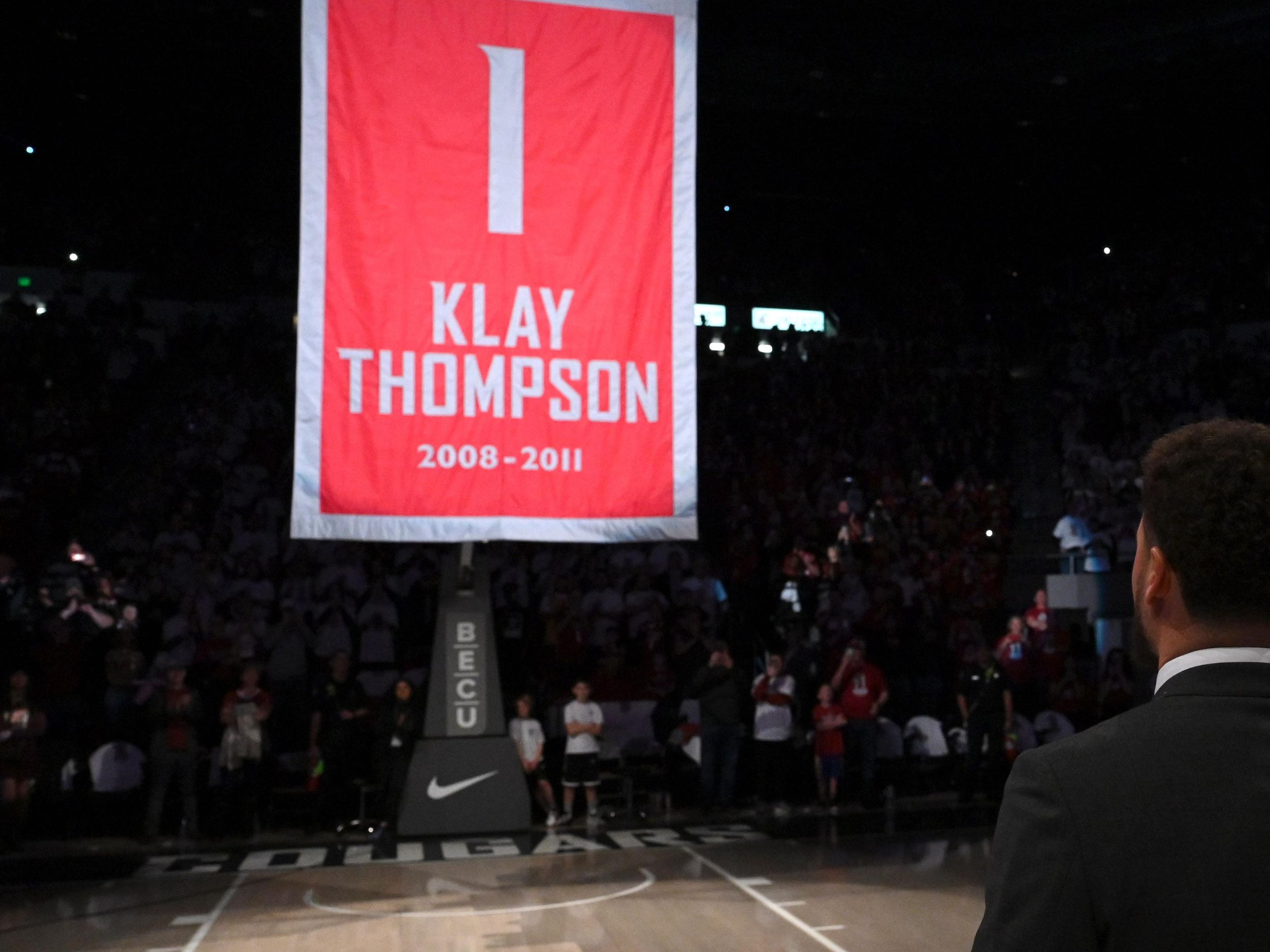 You're up there forever.' Capturing the moments of Klay Thompson's