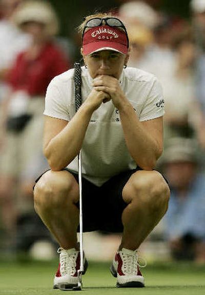 
Sorenstam had disappointing Open. 
 (Associated Press / The Spokesman-Review)