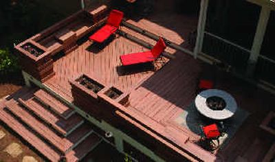 
Seamlessly extend your living space to the outdoors with new trends such as innovative composite decking.
 (Metro Services / The Spokesman-Review)