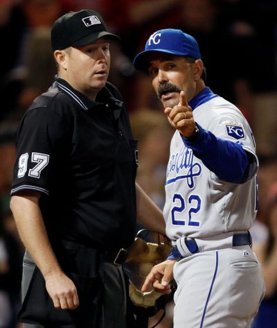 Manager Trey Hillman’s Kansas City Royals are 37-54. (Associated Press / The Spokesman-Review)