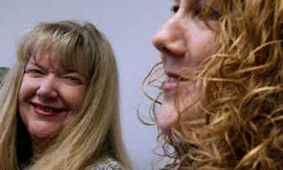 
Sue Cook, left, has cared for eight foster children, including three siblings, over the last seven years.  Jane Holte, also a foster parent, credits her family for being supportive of her efforts.Sue Cook, left, has cared for eight foster children, including three siblings, over the last seven years.  Jane Holte, also a foster parent, credits her family for being supportive of her efforts.
 (Kathy Plonka/Kathy Plonka/ / The Spokesman-Review)