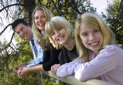 
Members of the Mullin family, from left: Michael, Rebecca, Kyle and Carly.
 (Christopher Anderson/ / The Spokesman-Review)