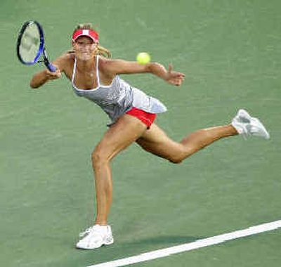 
Maria Sharapova of Russia made great strides, rising to No. 4 in the WTA rankings after winning the WTA Championships. 
 (Associated Press / The Spokesman-Review)