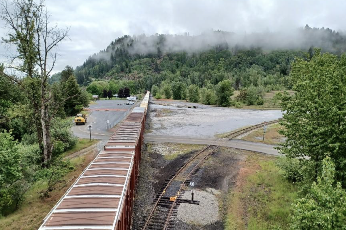 Access road to the Northport Waterfront after cleanup.  (Courtesy of Washington Department of Ecology )