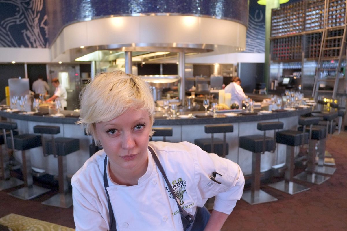 Seven chefs from around the U.S., including Minneapolis standout Jamie Malone, are part of the Chef Collective, which is working with Schwan’s own chefs to put a new spin on products across the spectrum of the company’s divisions. (Tom Wallace / Minneapolis Star Tribune)