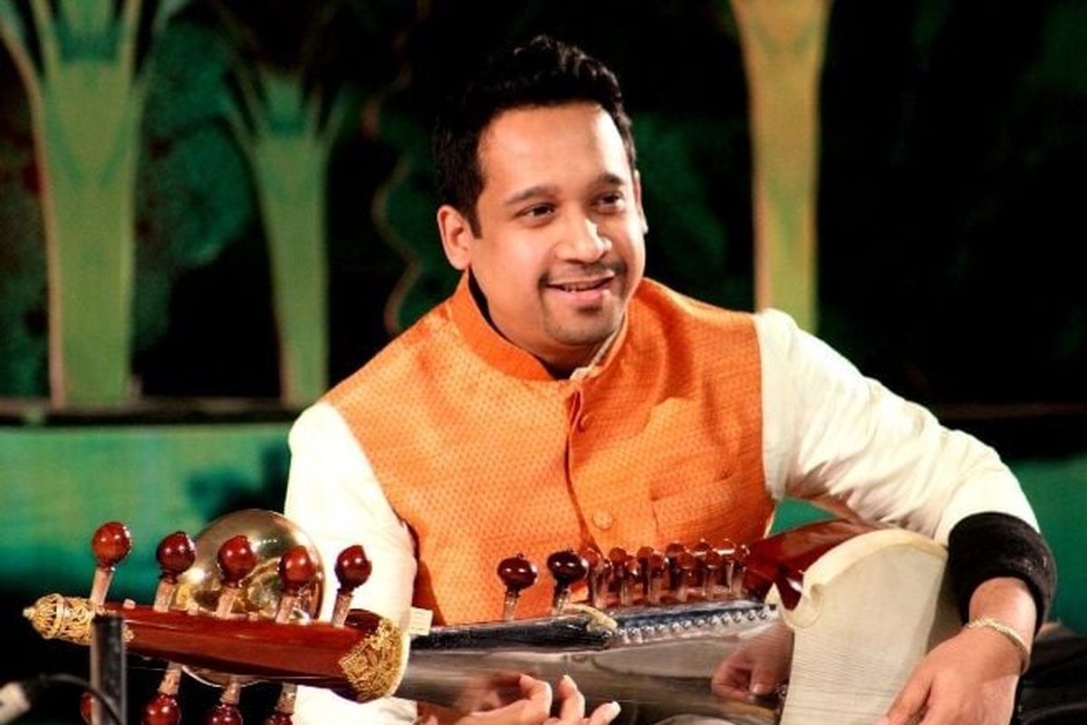 Shiraz Ali Khan plays the sarod. He will be part of Jagalbandhi, a night of North Indian classical music and Odissi dance on Saturday, hosted by the  South Asia Cultural Association.  (Courtesy)