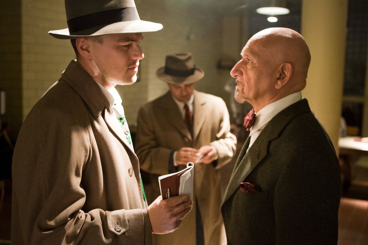 Leonardo DiCaprio, left, and Ben Kingsley in “Shutter Island,” directed by Martin Scorsese.  (Paramount Pictures)