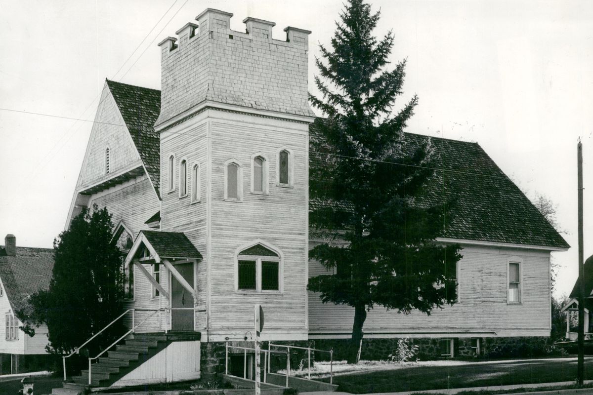 1965 - The former Liberty Heights Baptist Church is purchased for use by the Spokane Buddhist Temple. The Baptists had merged with another congregation and moved while the Buddhists were looking for more space. In 1992, two boys with matches burned the church, built around 1900, to the ground. (PHOTO ARCHIVE / SR)
