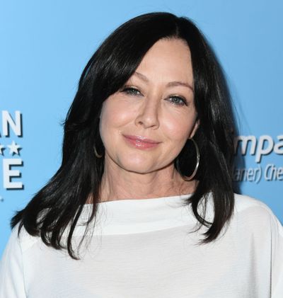 Shannen Doherty attends the 9th Annual American Humane Hero Dog Awards at the Beverly Hilton Hotel on Oct. 5, 2019, in Beverly Hills, Calif.  (Getty Images)