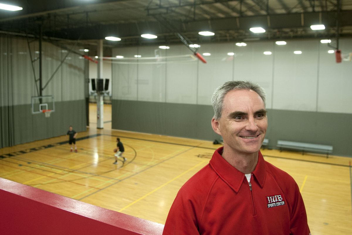 Phil Champlin, hired as the executive director of the nonprofit HUB Sports Center in 2009, is directing a capital campaign so the building can be purchased. (Kathy Plonka)