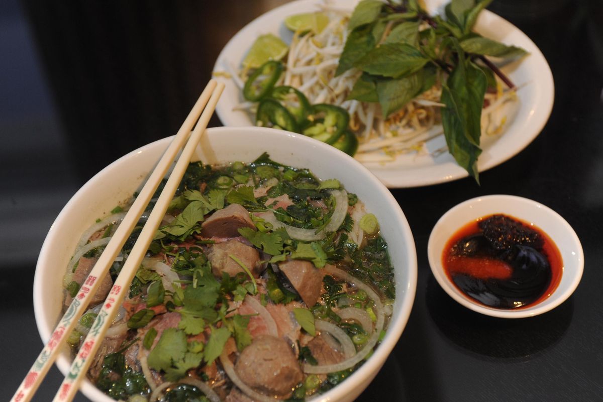 Vietnamese beef and noodle soup, or pho, was a childhood staple for new Food Editor Don Chareunsy. (Jesse Tinsley / The Spokesman-Review)