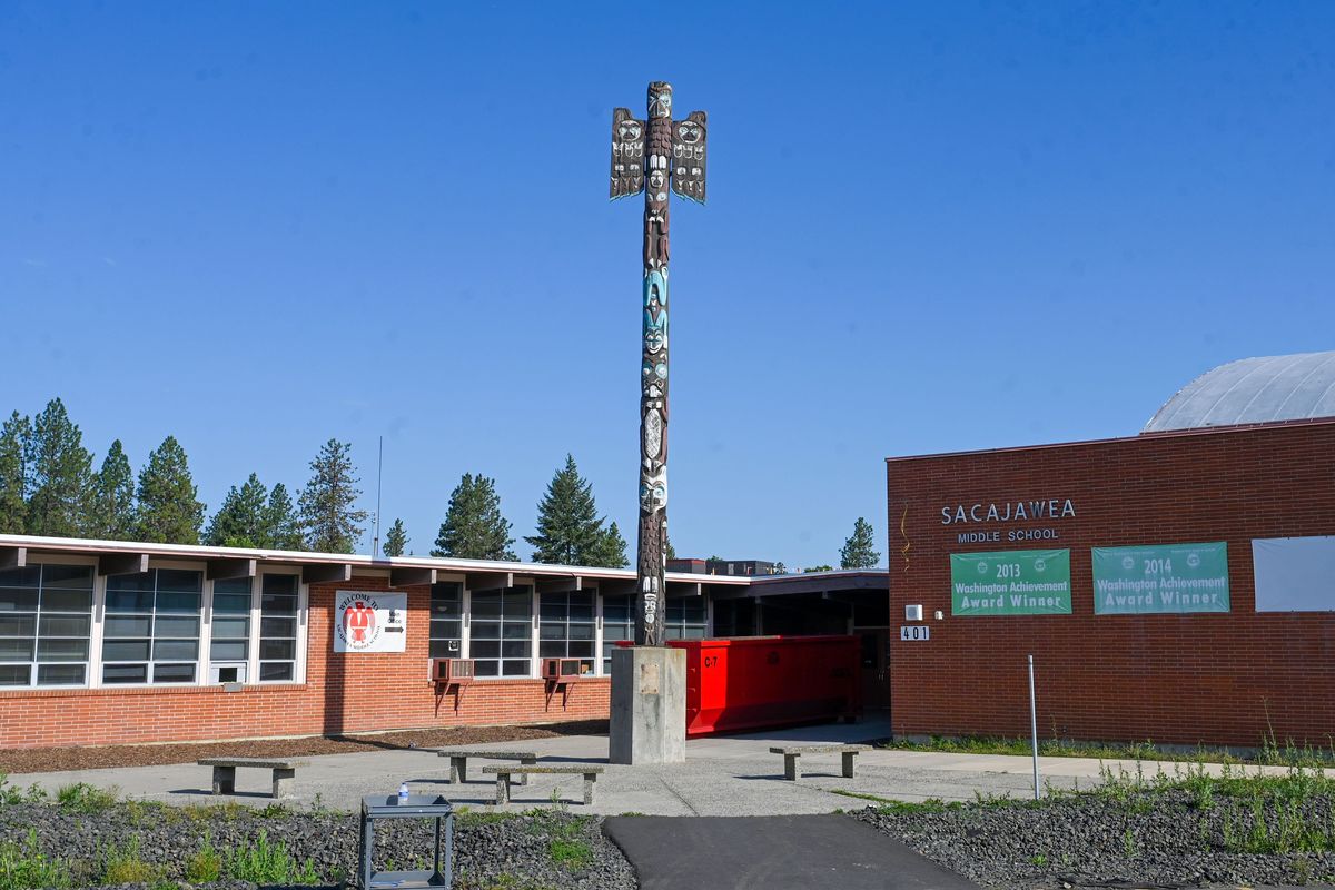 The last days of Sacajawea Middle School are numbered as plans call for the demolition of the build to begin soon.  (DAN PELLE/THE SPOKESMAN-REVIEW)