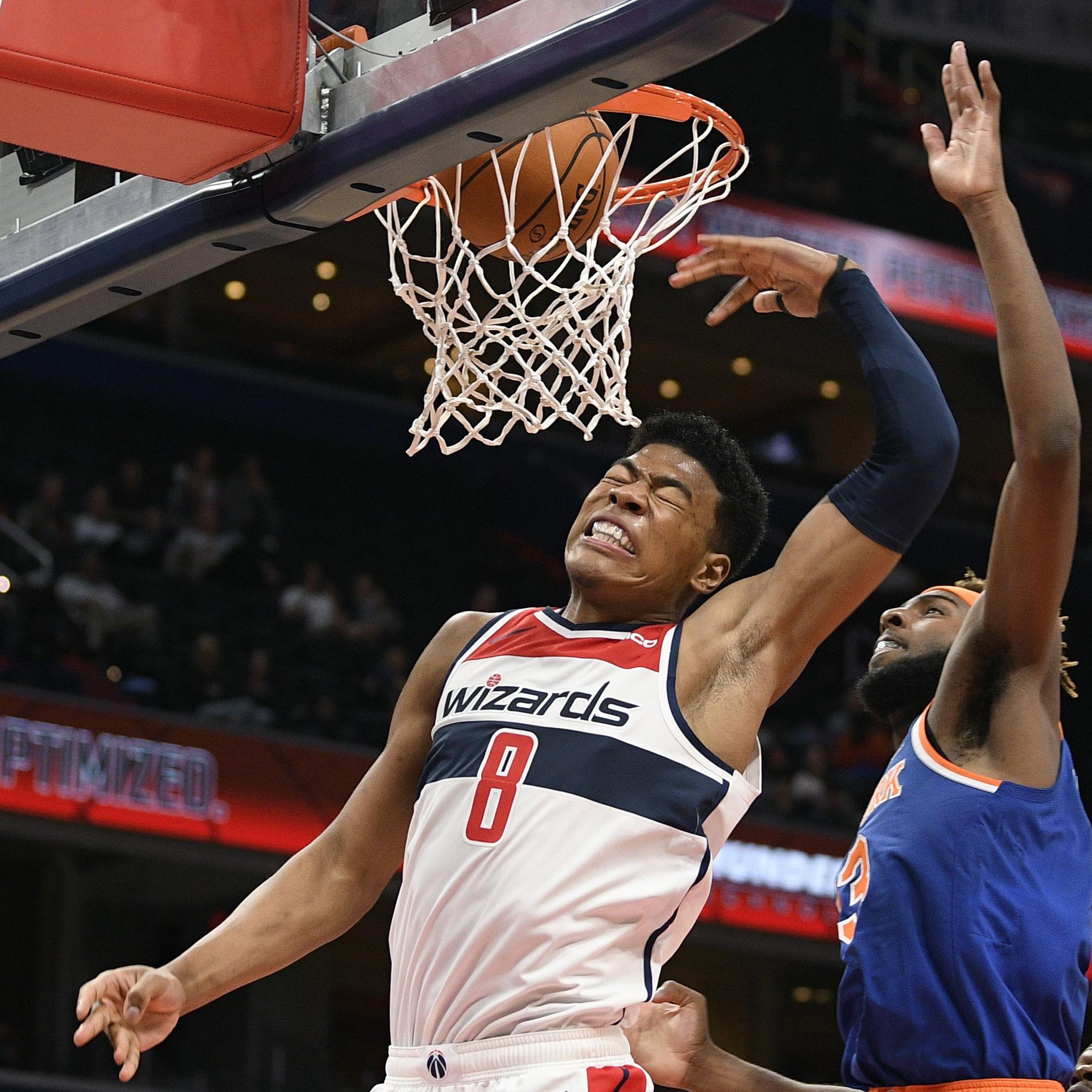 Wizards rookie Rui Hachimura growing with each game in NBA