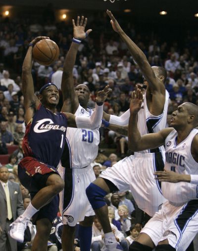 The Orlando Magic clamped down on the Cleveland Cavaliers.  (Associated Press / The Spokesman-Review)