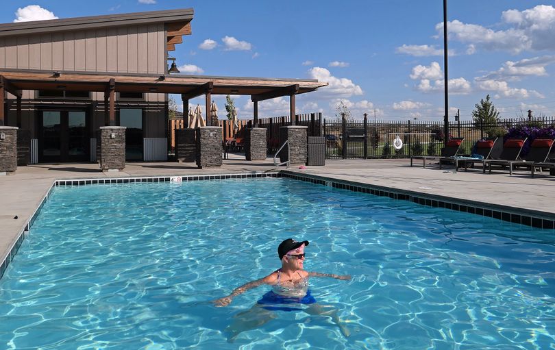 The beautiful pool at Northern Quest RV Resort in Airway Heights. (John Nelson)