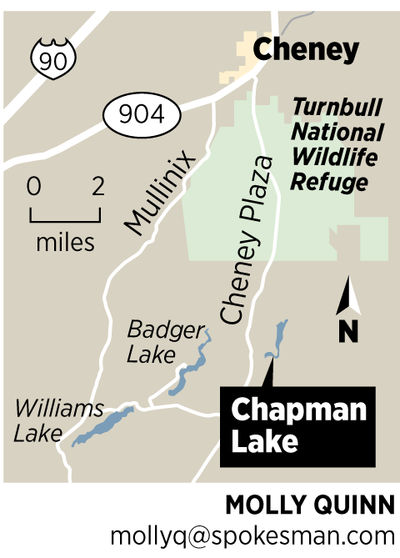 Chapman Lake is in Spokane County.